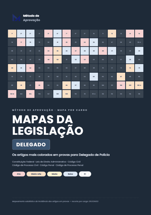 Capa — Mapas da Legislação: Delegado