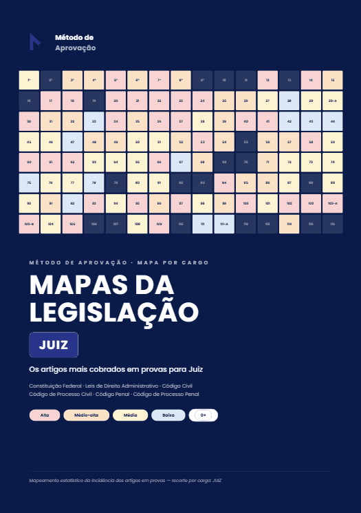 Capa — Mapas da Legislação: Juiz