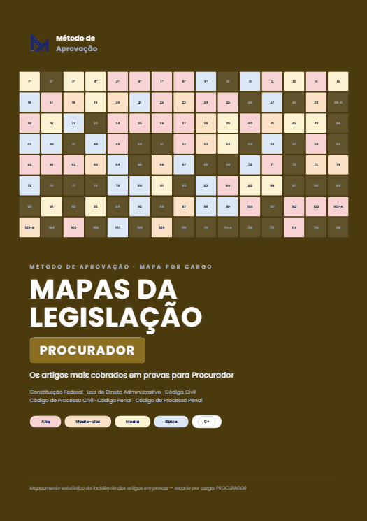 Capa — Mapas da Legislação: Procurador